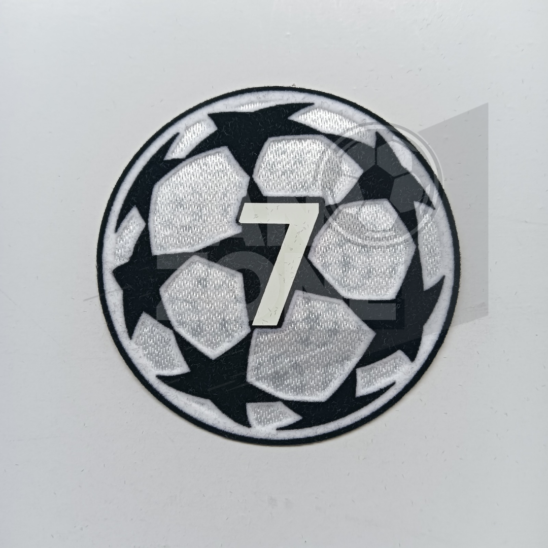 2024 Sporting iD Starball 7 AC MILAN patch Champions League adult size player issue