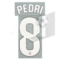 Official PEDRI #8 Name Set – FC Barcelona Third Kit 2025/26 Total 90 | La Liga Player Issue Stahls TPT