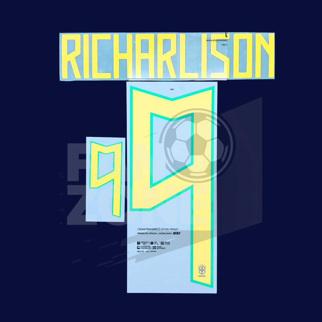 Numeración RICHARLISON Brasil Visita – Mundial Qatar 2022 | Player Issue