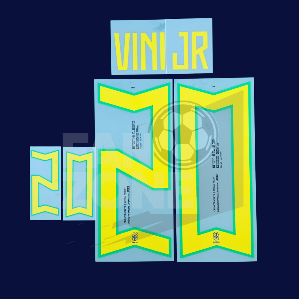 Numeración VINI JR Brasil Visita – Mundial FIFA Qatar 2022 | Player Issue