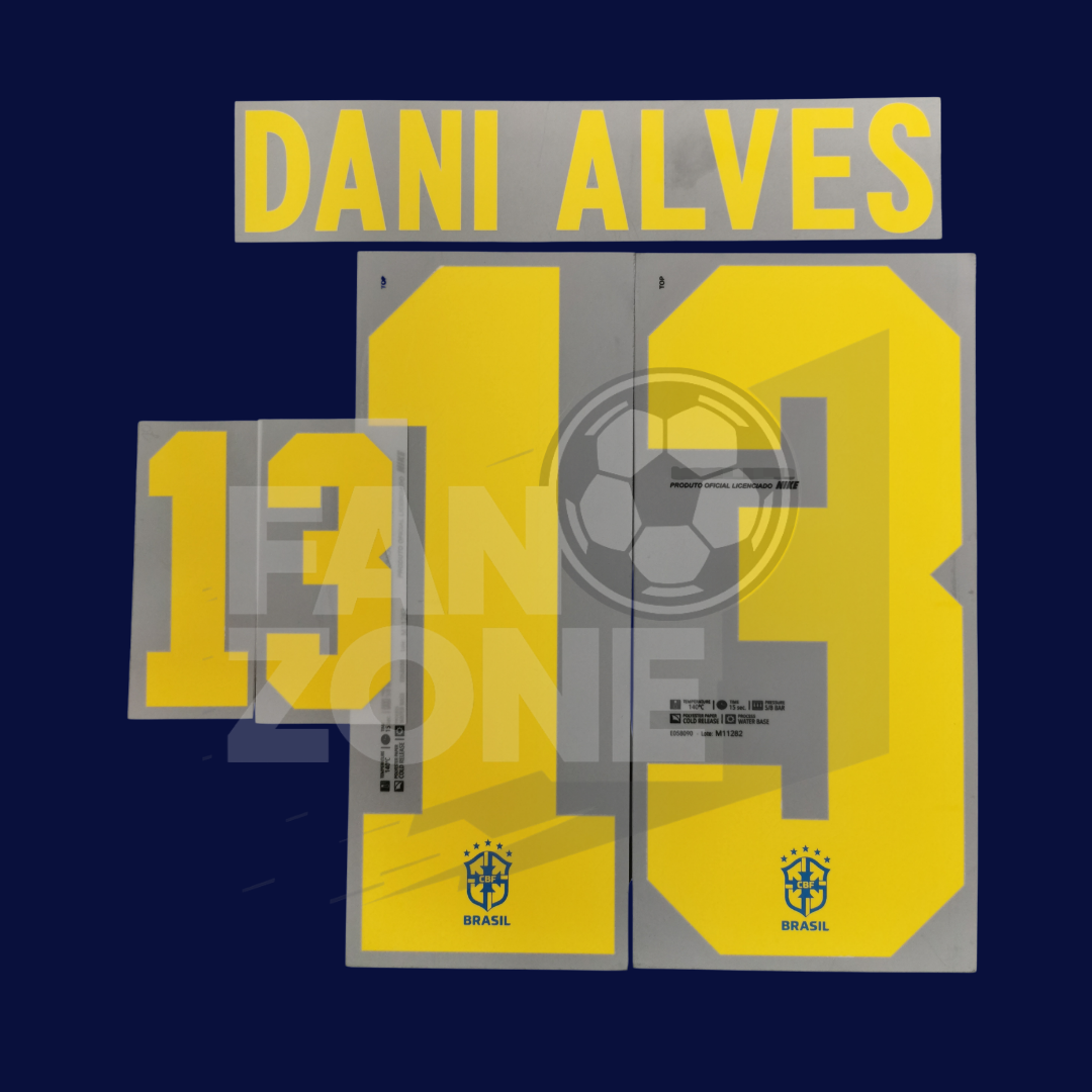 Numeración DANI ALVES Brasil Visita – Copa América 2021 | Player Issue