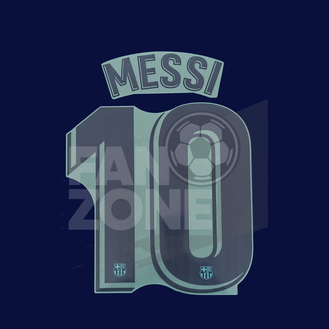 Numeración MESSI FC Barcelona 2019/20 – Tercer Jersey | Stadium Avery Dennison