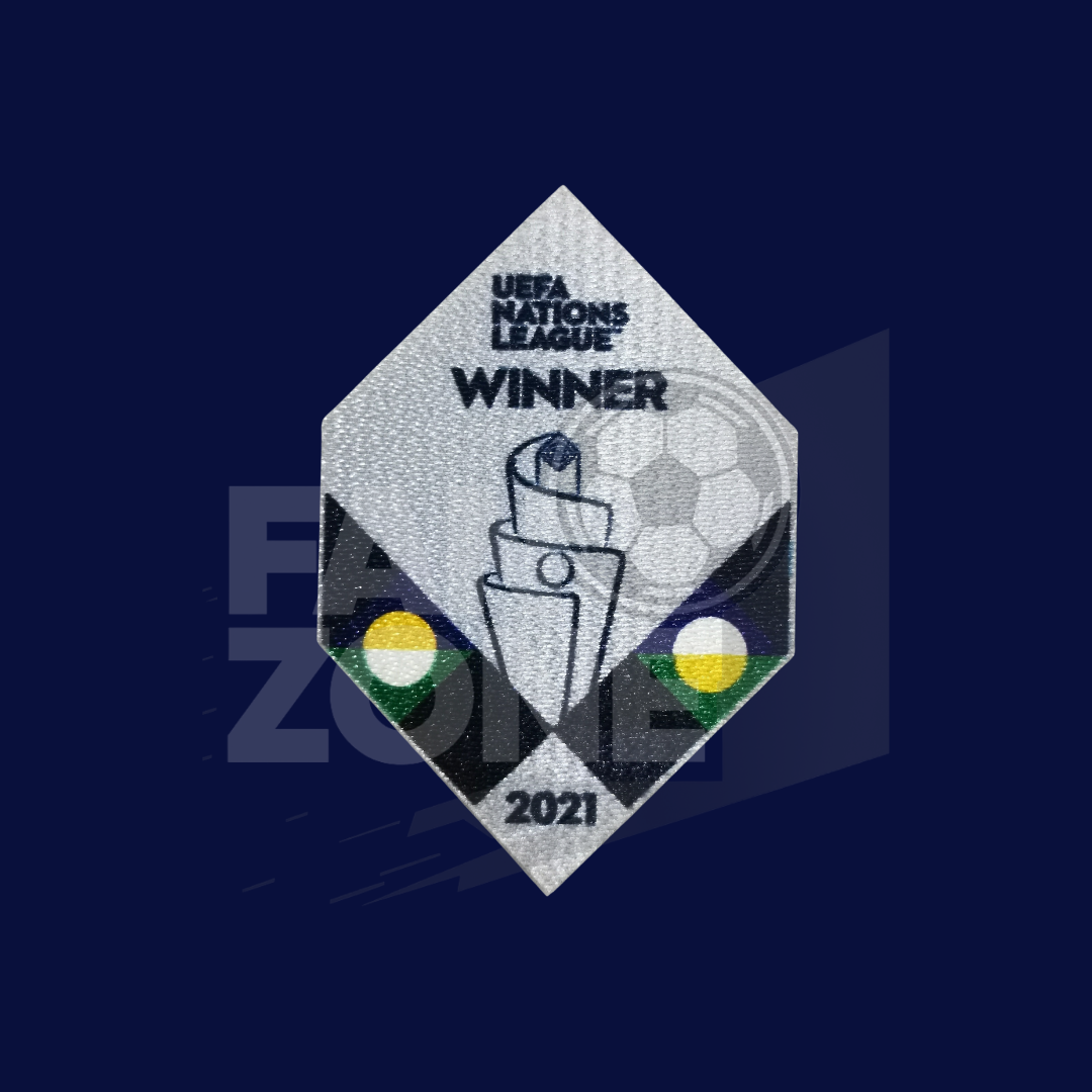France UEFA Nations League 2021 Champions Patch | Player Issue Sporting iD