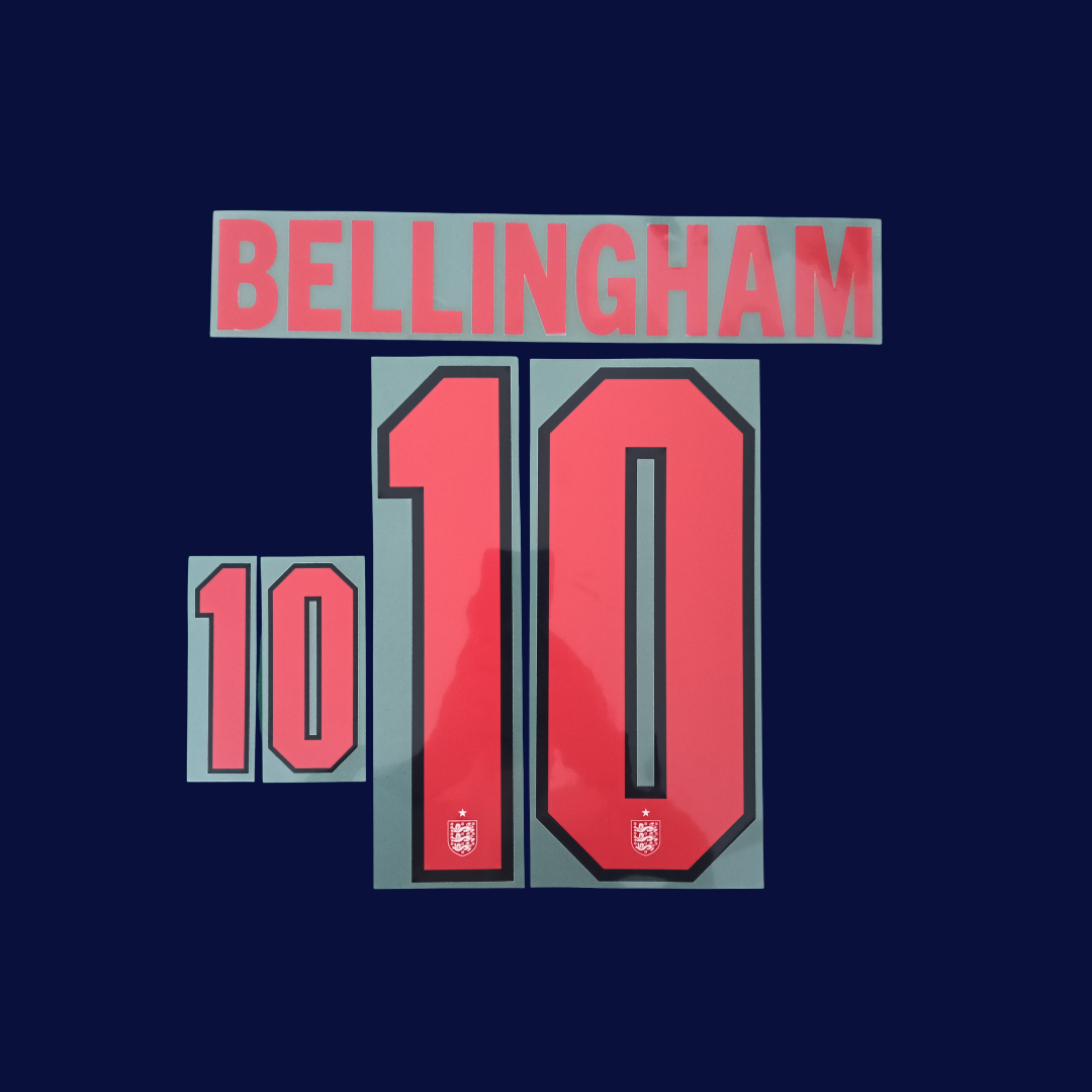 Numeracion BELLINGHAM #10 Inglaterra Local 2026 | Player Issue | ID Unlimited