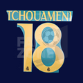 Numeración TCHOUAMÉNI Real Madrid Visita/Tercera 2023/24 | Avery Dennison