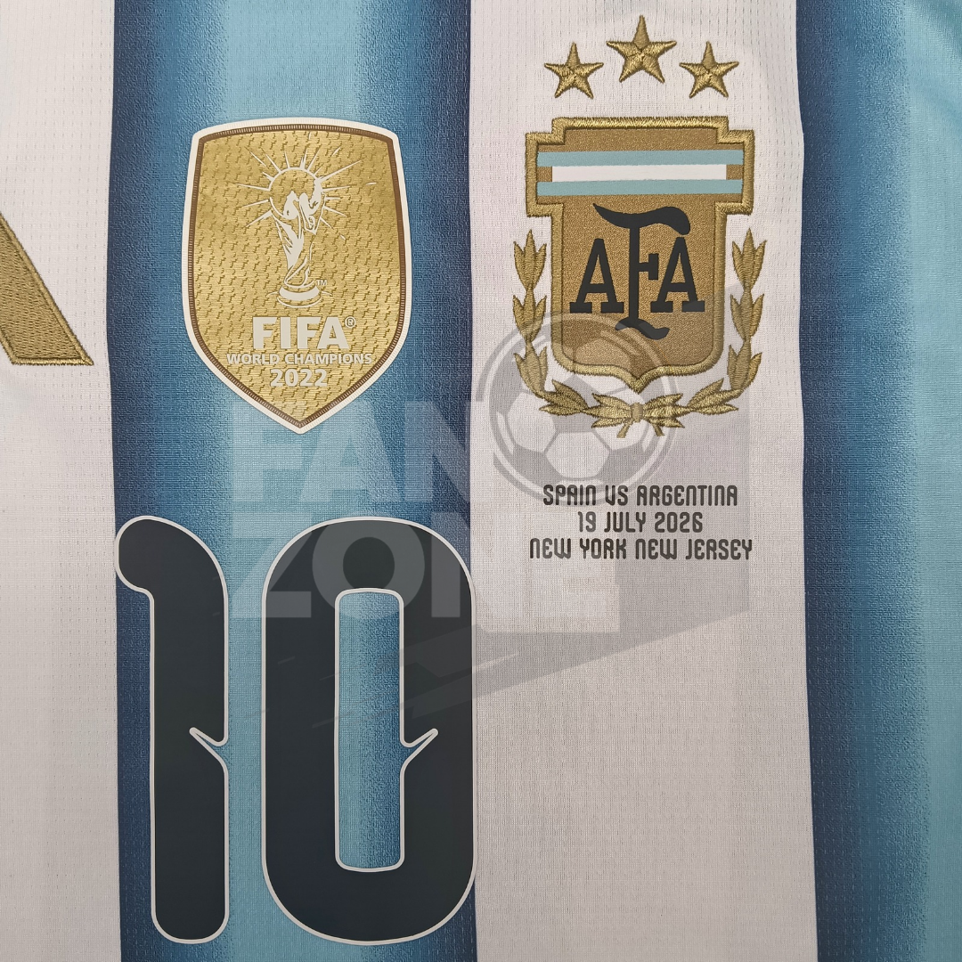 Jersey adidas Argentina Local Final Mundial FIFA 2026 | MESSI #10 KA8117 Climacool