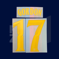 **PRE VENTA** Numeración GORDON #17 FC Barcelona 2026/27 local | Modernista Player Issue Stahls