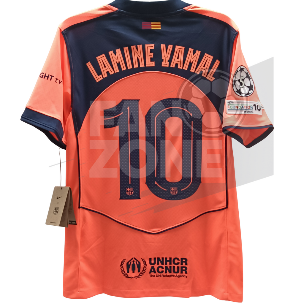 Jersey FC Barcelona Alternativo 2025/26 Hombre | Nike Dri-FIT Total 90 Stadium Champions League LAMINE YAMAL 10