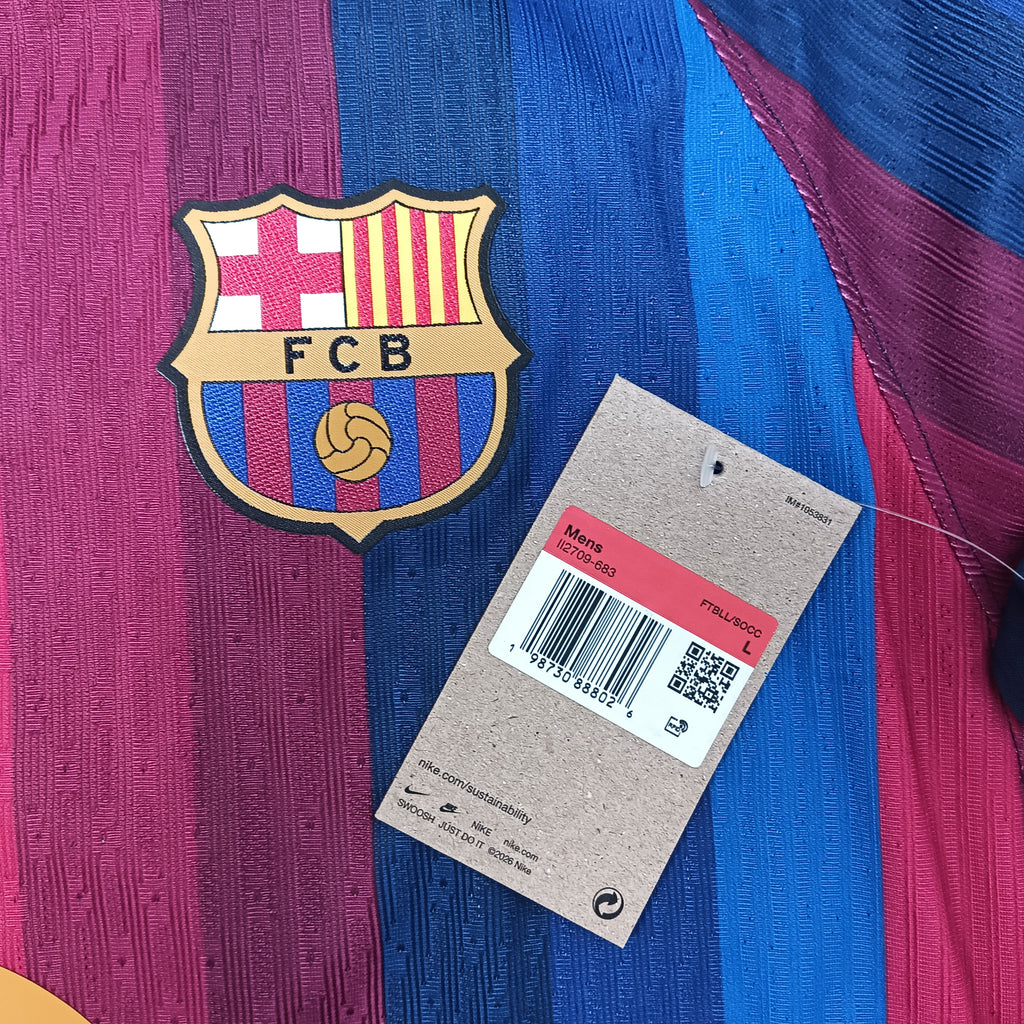 Jersey Nike FC Barcelona 2026/27local Jugador |Numeración+Parches Champions | GRANDE