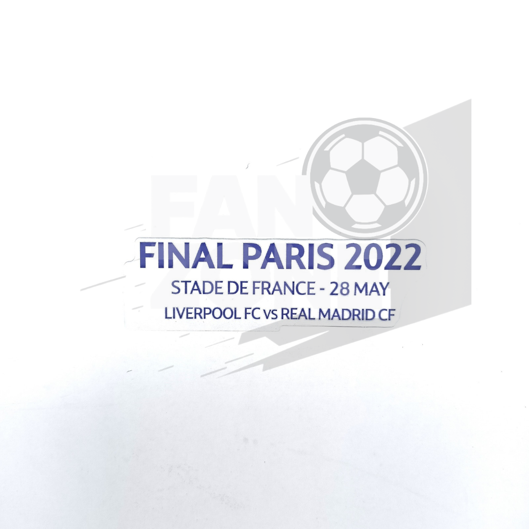 Official MDT PARIS 2022 –Real Madrid 2021/22 home kit |Champions League Final Avery Dennison