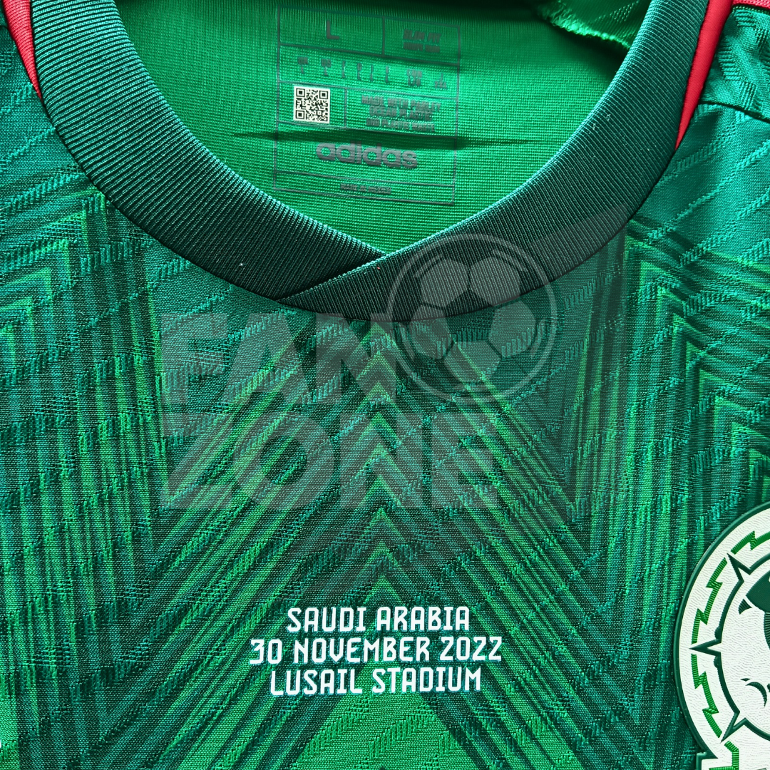 Jersey adidas México QATAR 2022 Local HEAT.RDY | LUIS CHAVEZ #24|Grande Player issue
