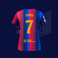 **PRE VENTA** Numeración FERMIN #7 FC Barcelona 2026/27 local | Modernista Player Issue Stahls