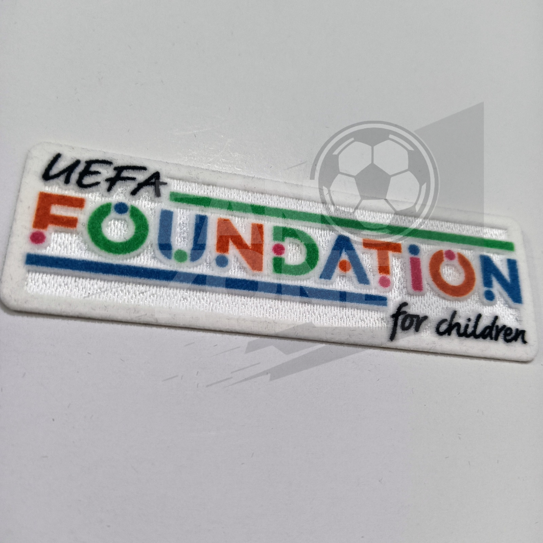 Sporting iD UEFA FOUNDATION patch adult size player issue