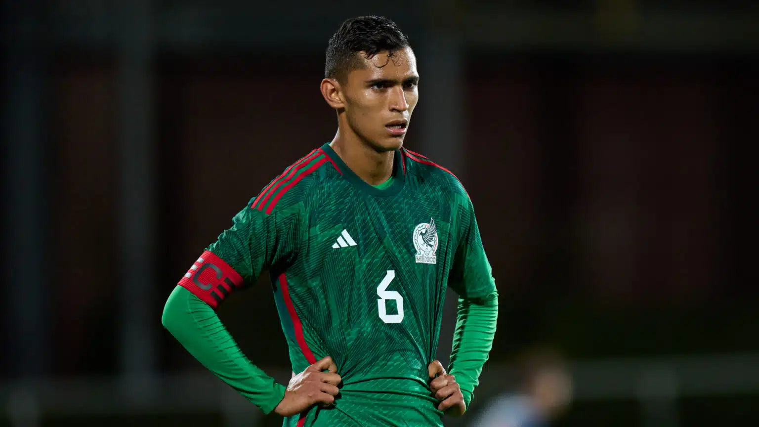 Jersey adidas México 2022/23 Local HEAT.RDY | FIDEL AMBRIZ #6|Chica Player issue