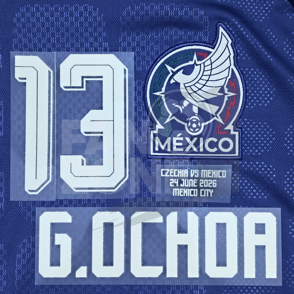 Numbering G. OCHOA #13 Mexico visit 2026+MDT Czechia | Canton player version