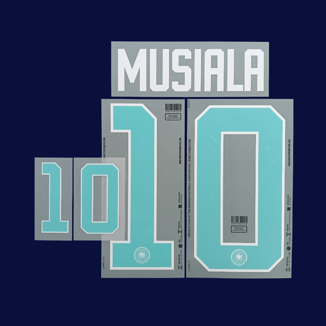 Numeracion MUSIALA #10 Alemania Visita 2026/27 | DFB Oficial