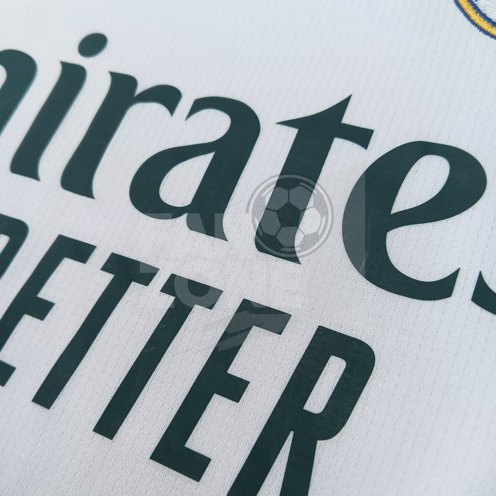 Jersey Adidas Real Madrid 2026/27 local Aficionado  Manga larga|Numeración+Parches Champions | CHICA