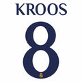 Final London 2024 KROOS Real Madrid full kit patch & nameset Champions League adult size