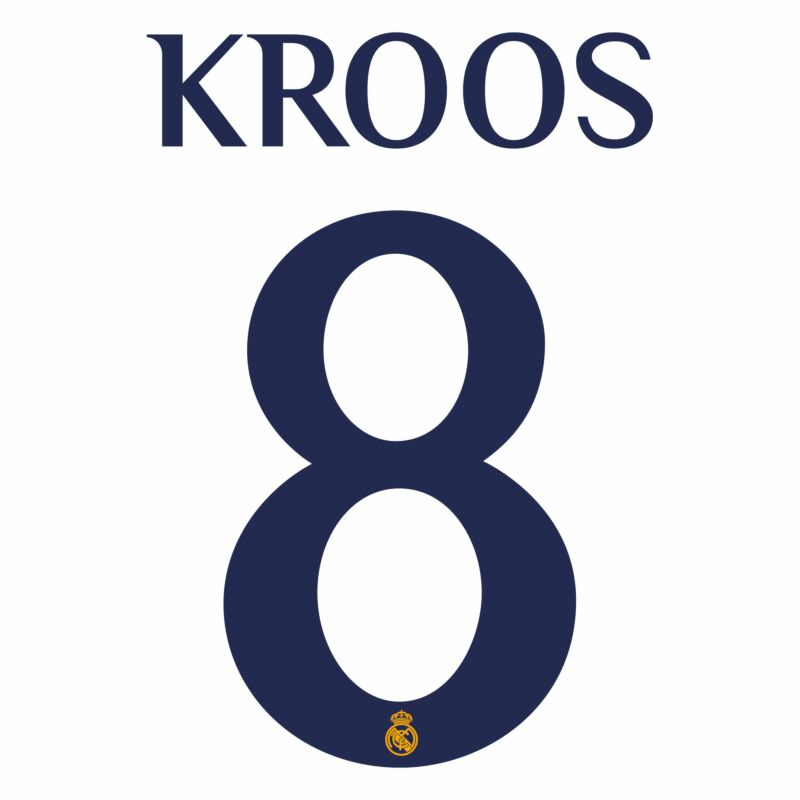 Final London 2024 KROOS Real Madrid full kit patch & nameset Champions League adult size