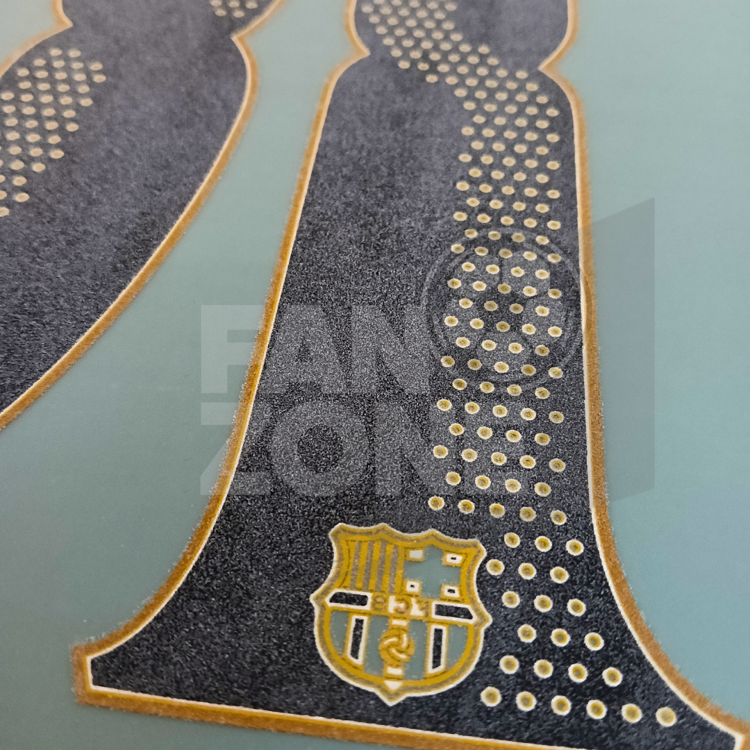 LAMINE YAMAL #10 FC Barcelona 2026/27 Home Numbering | Modernista Player Issue Stahls