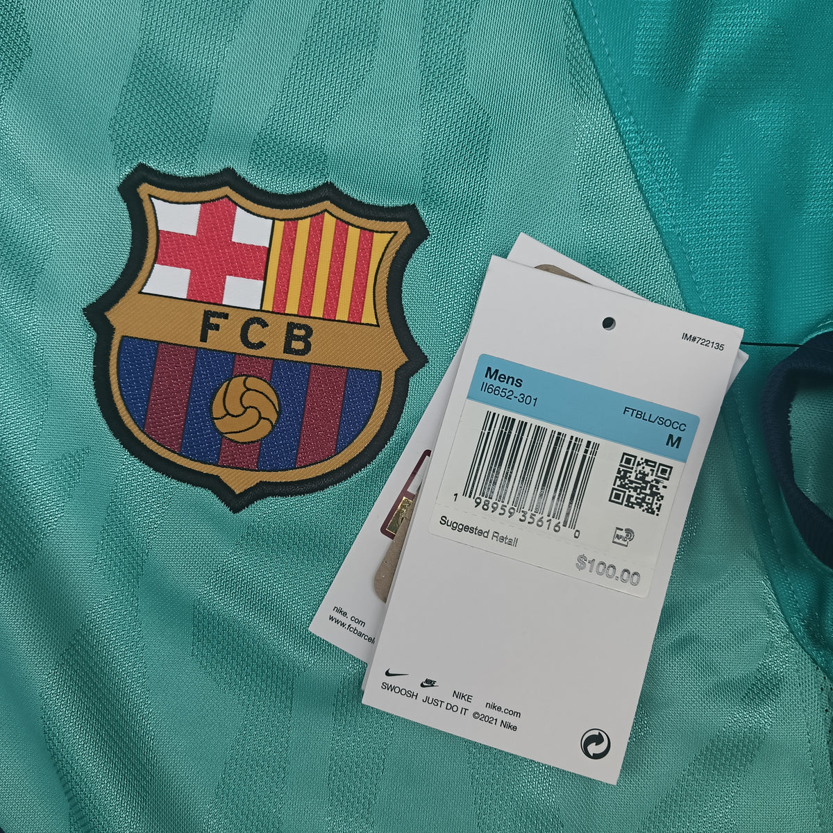 Jersey FC Barcelona Tercero 2026/27 visita Stadium |Numeración+Parches Champions | MEDIANA
