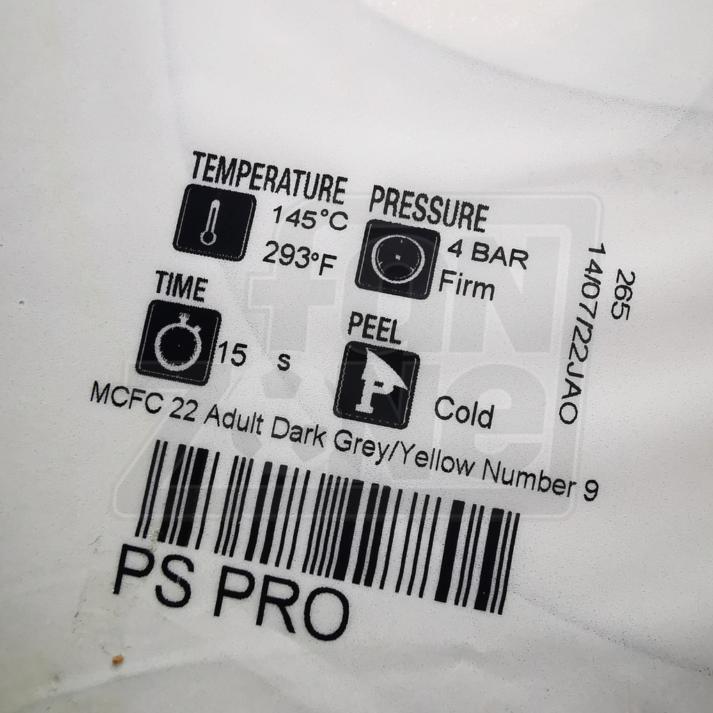 Official HAALAND #9 Name Set – Manchester City third Kit 2022/23 | Champions League cup Player issue Sporting iD