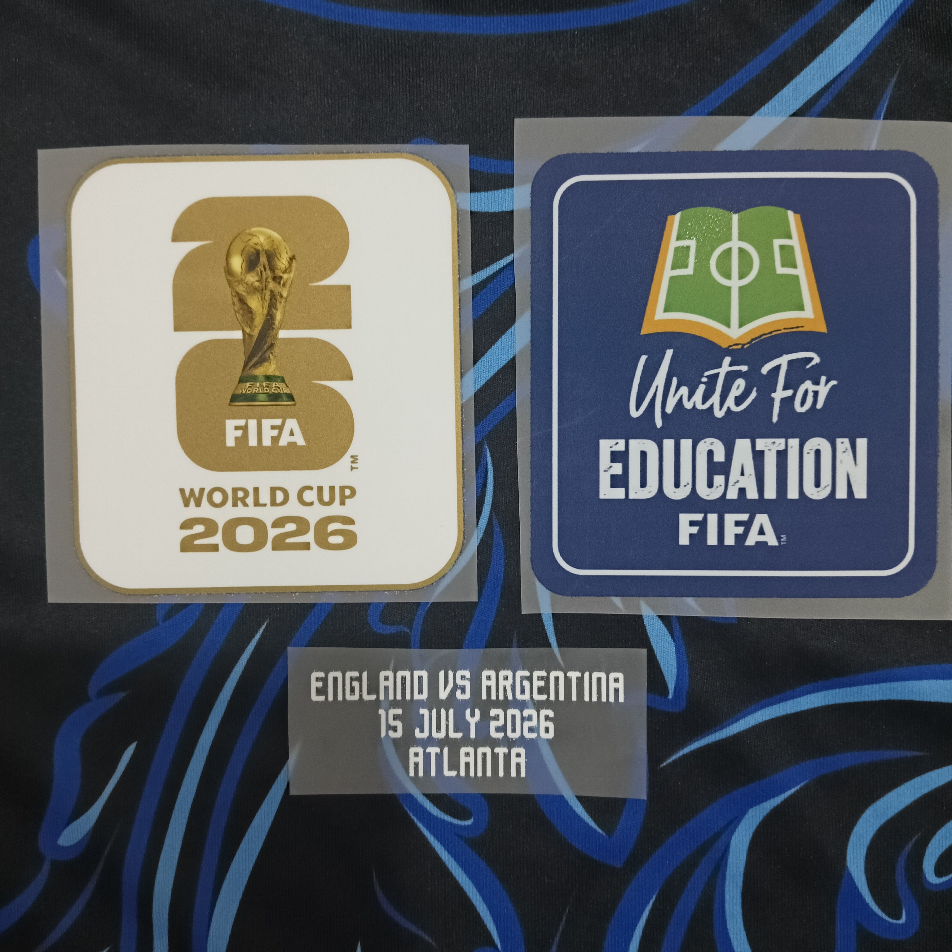 Kit Parches 2026 | Argentina vs Inglaterra Semifinal Match Detail| Replica