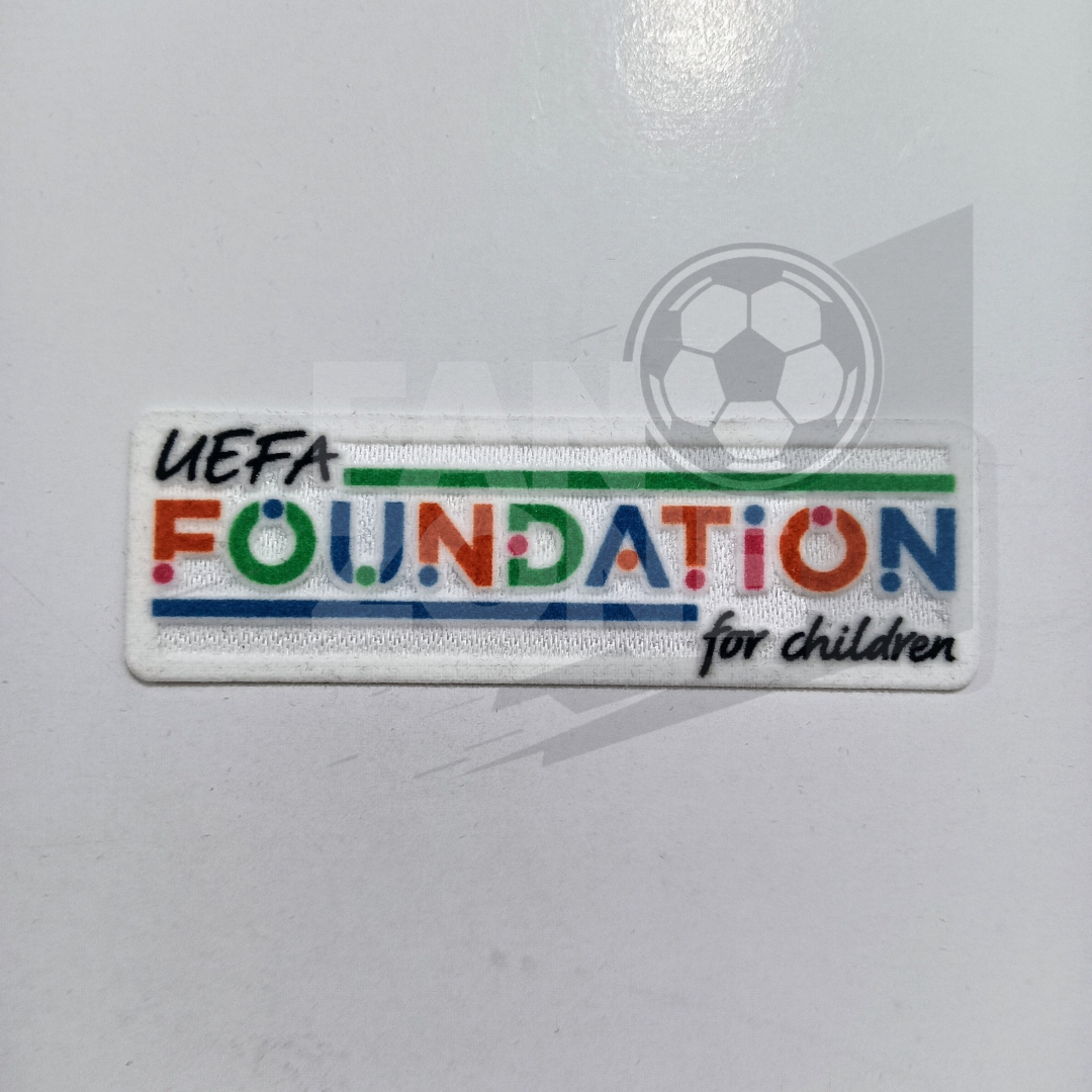 Sporting iD UEFA FOUNDATION patch adult size player issue