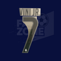 Numeración VINI JR #7 Real Madrid 2026/27 local | Copa Champions League | Avery Dennison