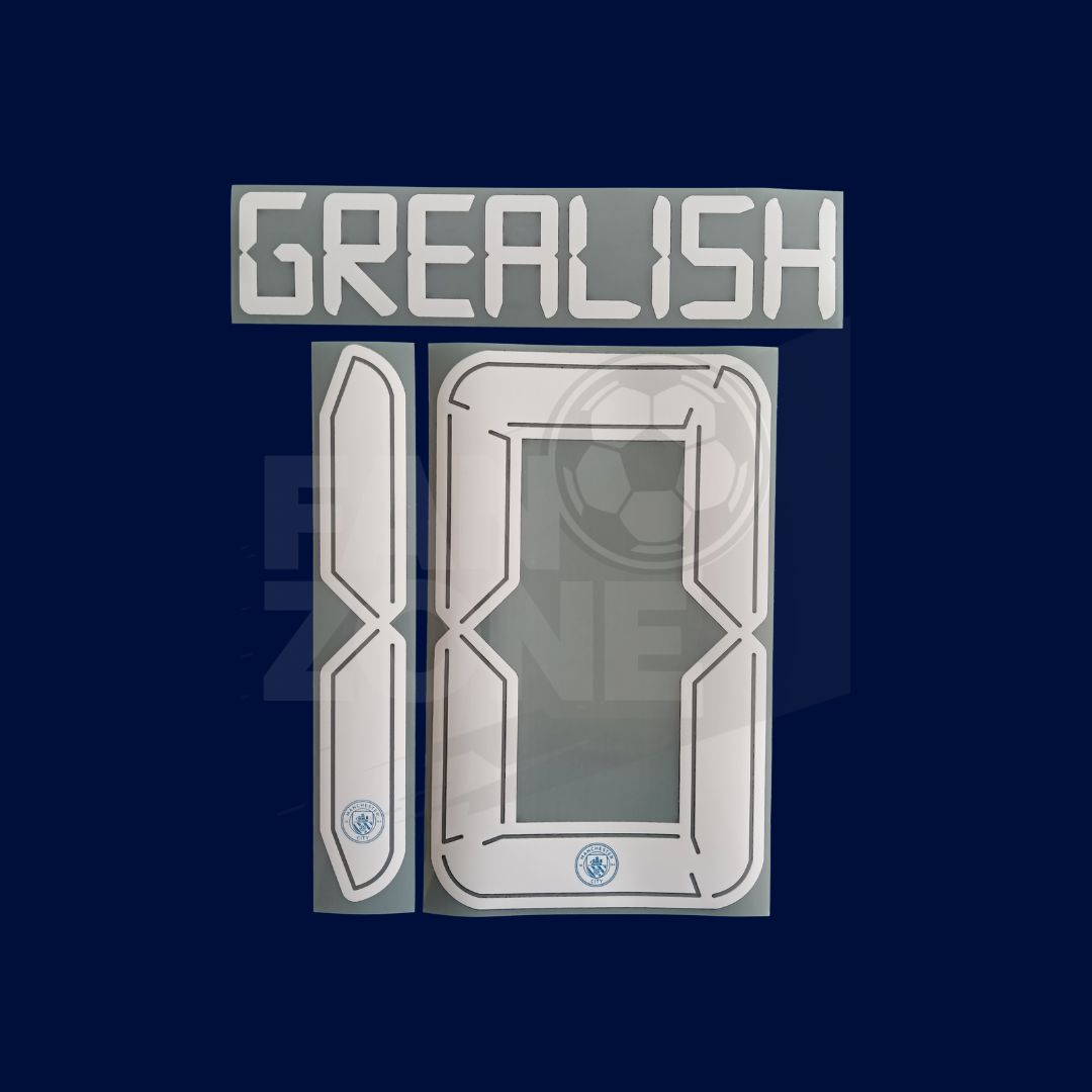 Numeracion GREALISH #10 – Manchester City local Kit 2021/22 | Champions League cup Player issue Sporting iD