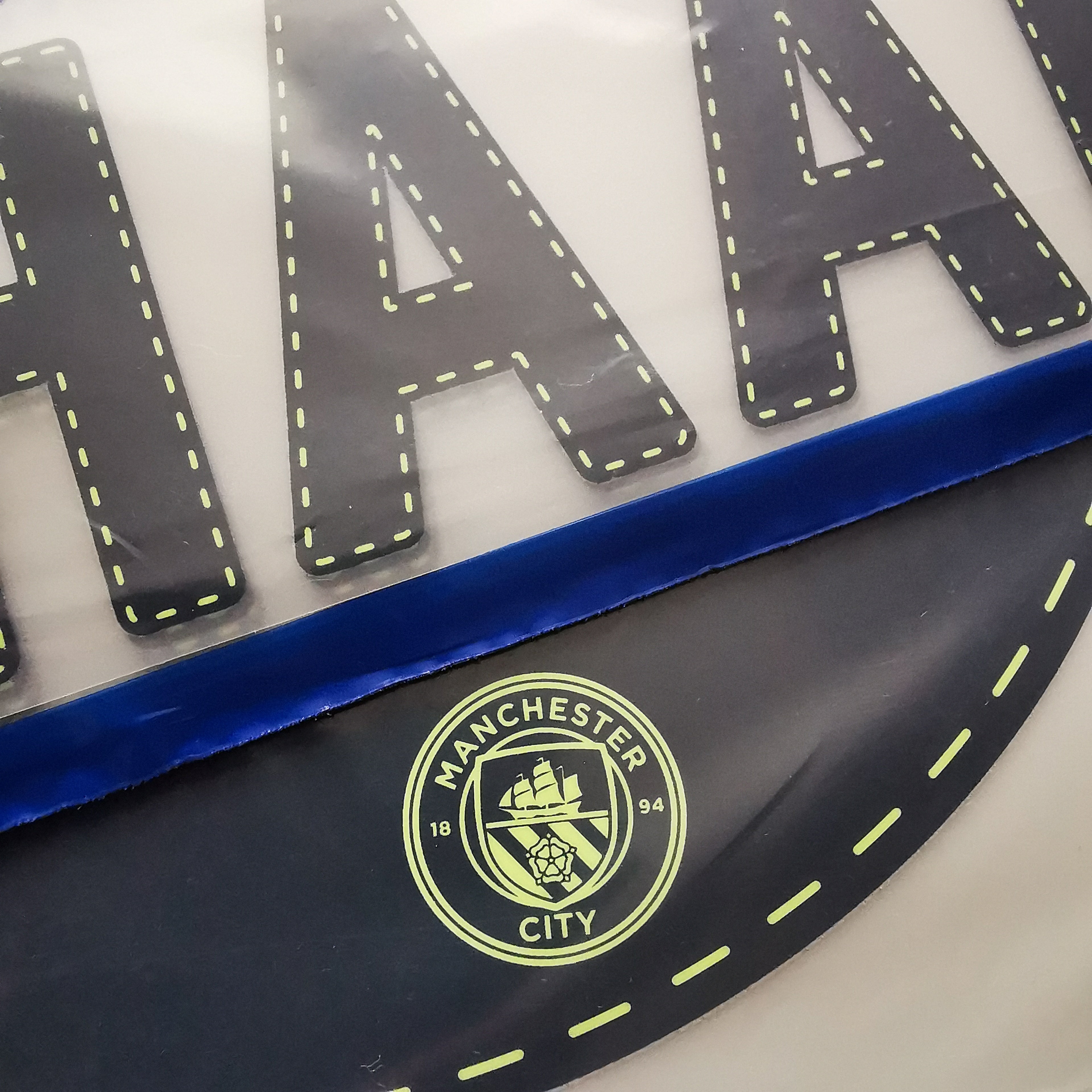 Official HAALAND #9 Name Set – Manchester City third Kit 2022/23 | Champions League cup Player issue Sporting iD