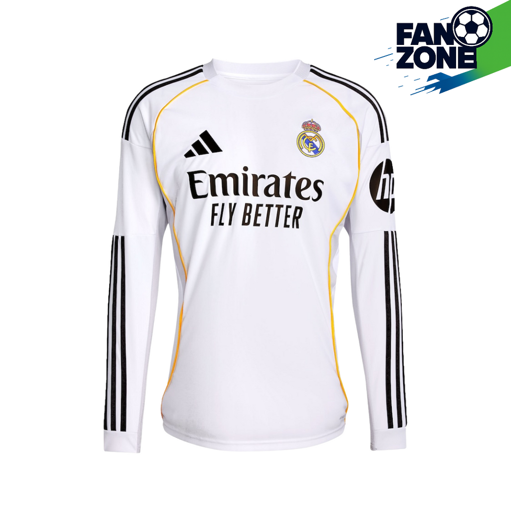 Jersey Real Madrid Aeroready local 25/26 manga larga