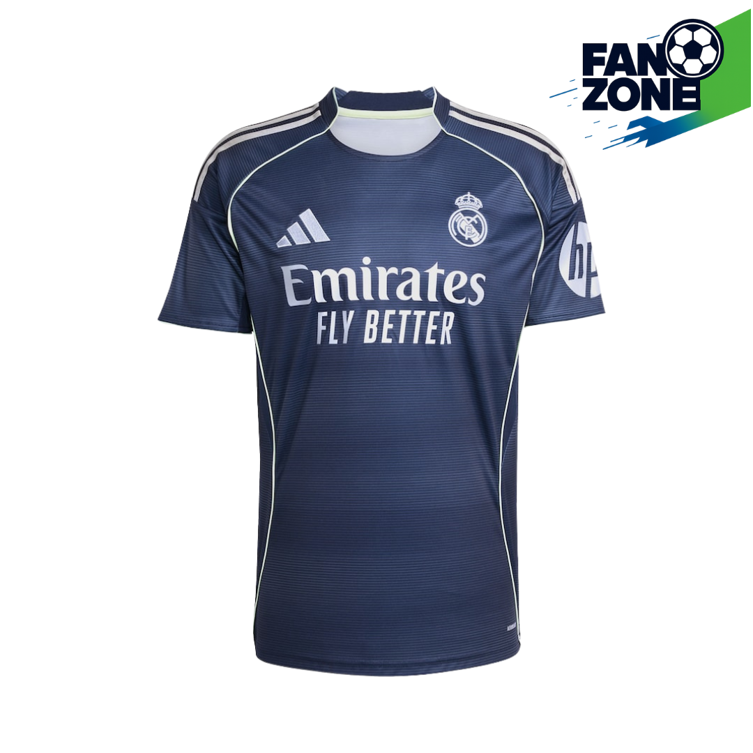Adidas Real Madrid Away Jersey 2025/26 Aeroready – Versión Visita Oficial