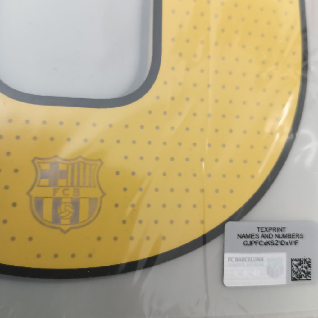 LAMINE YAMAL 10 Home nameset for La Liga 25/26 authentic player issue