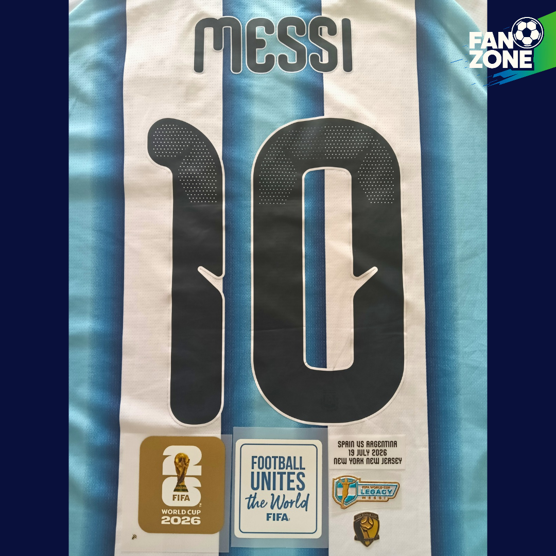 Kit completo MESSI #10 Argentina FIFA WORLD CUP 2026 FINAL Legacy MDT