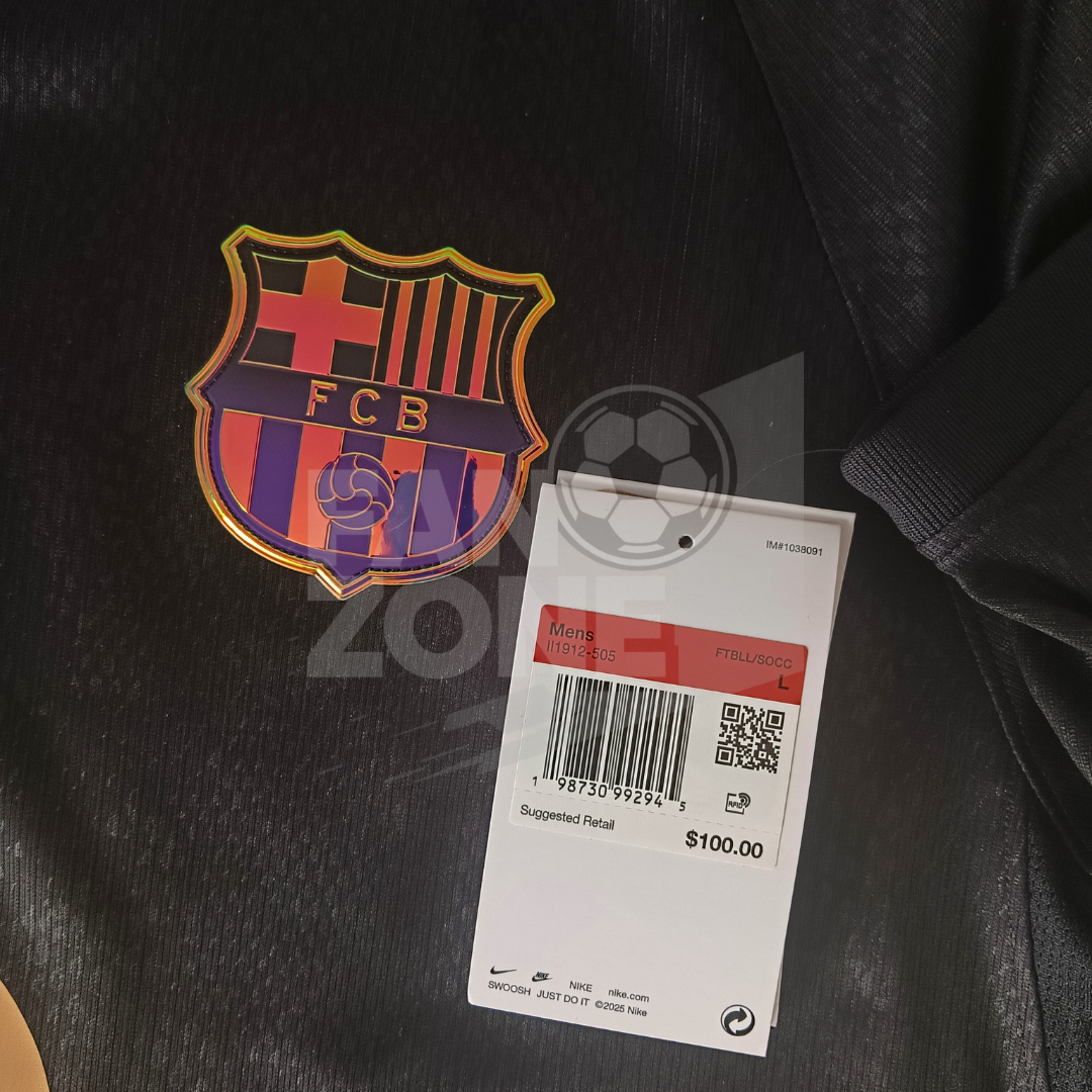 Jersey Nike FC Barcelona MAMBA 2026/27 visita Stadium |Numeración+Parches Champions | GRANDE