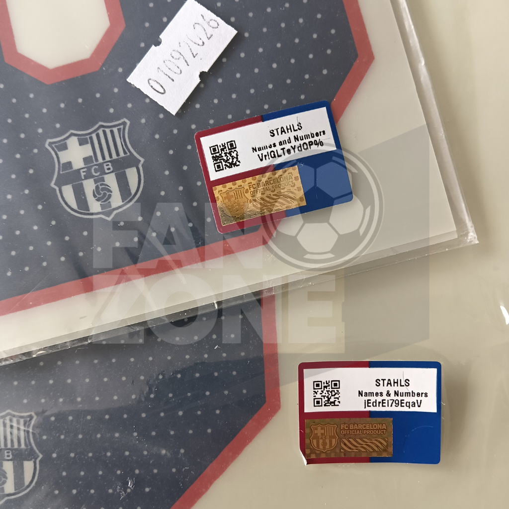 Numeración RODRIGO #16 FC Barcelona 2026/27 Tercero |  Player Issue Stahls