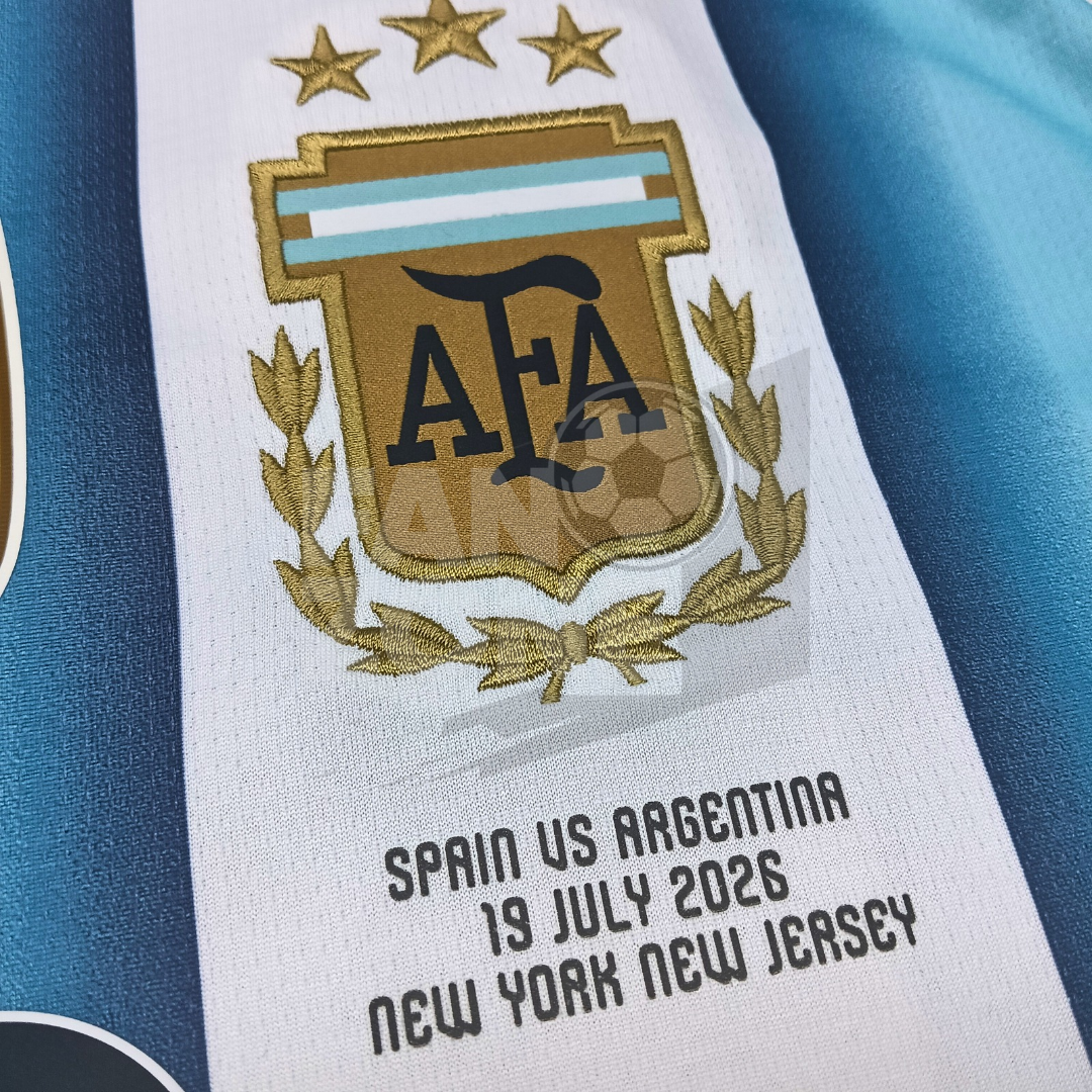 Transfer Match Detail Final Mundial FIFA 2026 | Argentina | DTF Replica