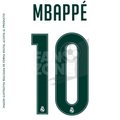 Numeración MBAPPE #10 Real Madrid 2026/27 local | Copa Champions League | Avery Dennison
