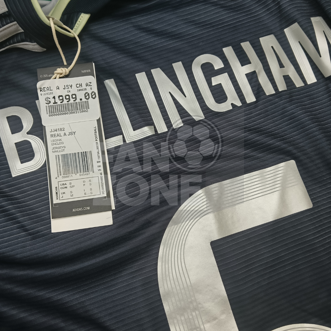 Adidas Real Madrid Visita BELLINGHAM #5 2025/26 |CHICA