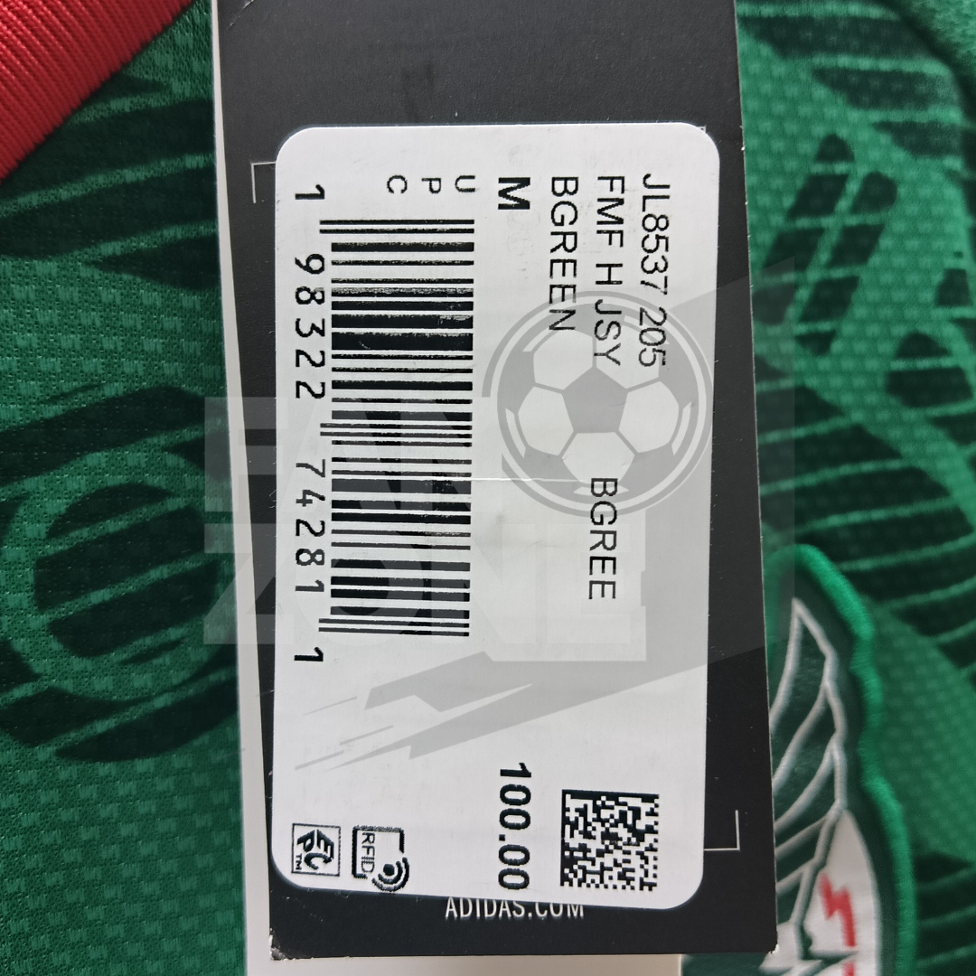 Jersey adidas México Local 2026 | CLIMACOOL P (Grande) MDT y NUMERACION* JL8537