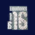 Numbering J. QUIÑONES #16 Mexico LOCAL 2026 | Canton player version