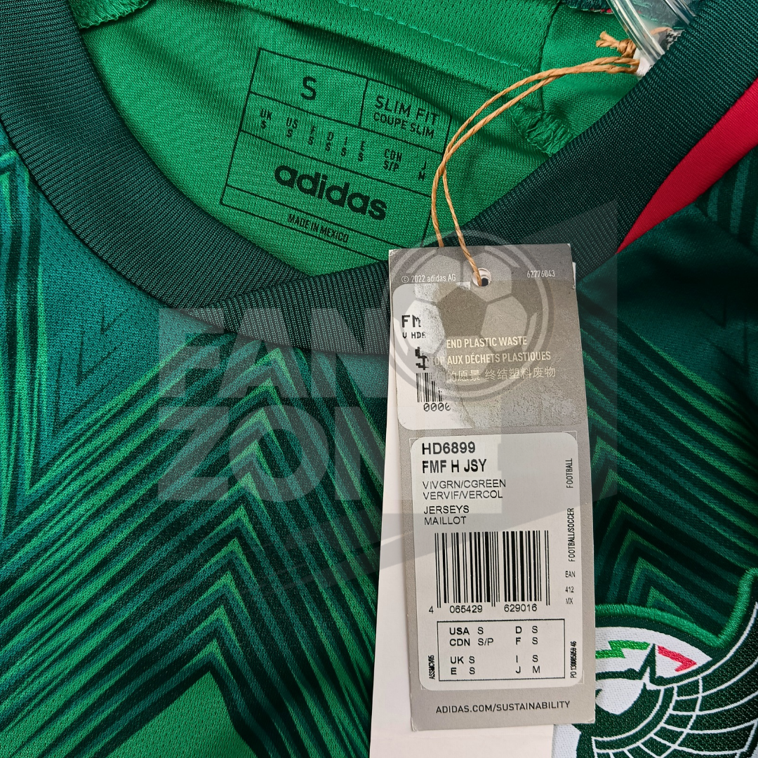 Jersey adidas México 2022/23 Local AEROREADY | CHUCKY LOZANO #22|Chica