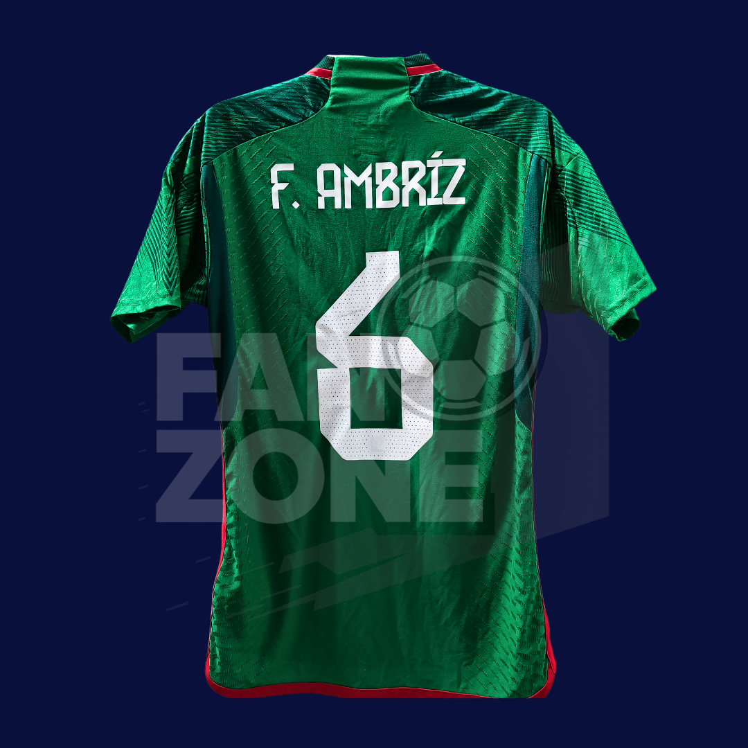 Jersey adidas México 2022/23 Local HEAT.RDY | FIDEL AMBRIZ #6|Chica Player issue