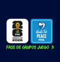 Set de Parches 2026 replica | DTF  | Blanco Grupos juego 3