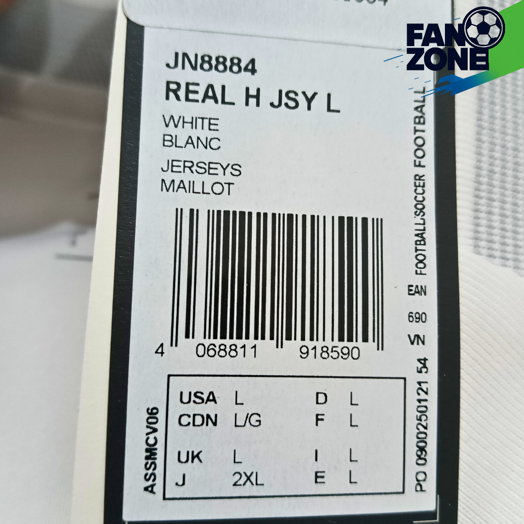 Adidas Real Madrid home Jersey Long sleeve 2025/26 Aeroready – Versión local Oficial