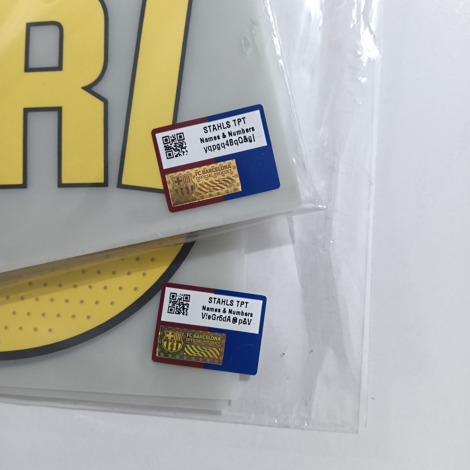 Official Pedri #8 Name Number Set – FC Barcelona home Kit 2025/26 | La Liga Player issue Stahls TPT