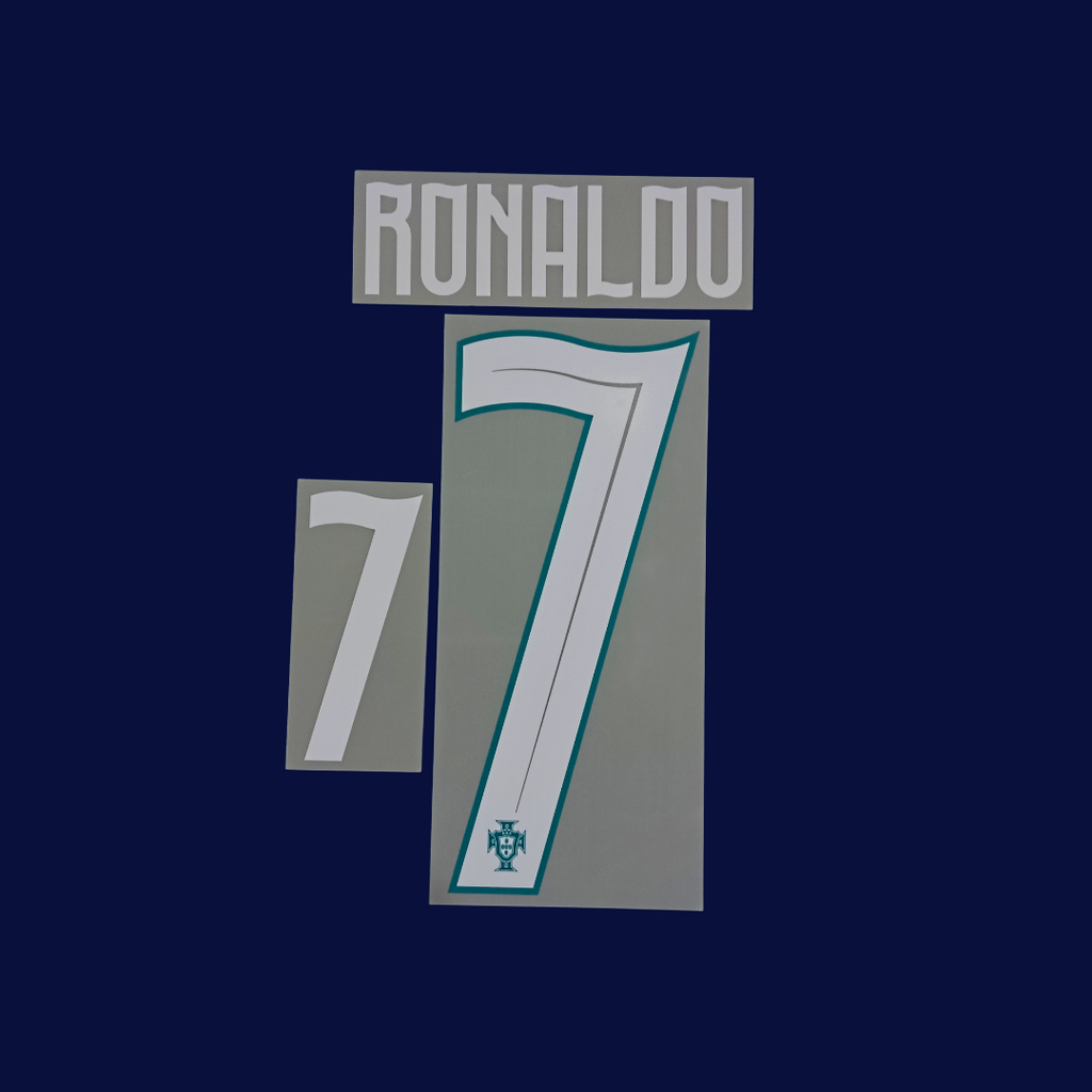 Numeracion RONALDO #7 Portugal Local 2026/27 | Name Set Player Issue Stilscreen
