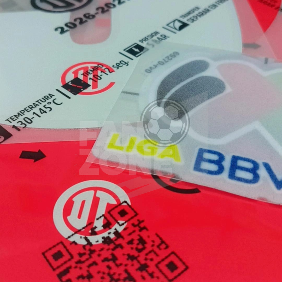 Kit Numeracion CD Toluca  PAULINHO #26 visita 2026-27| Parche LIGA BBVA MX| Canton