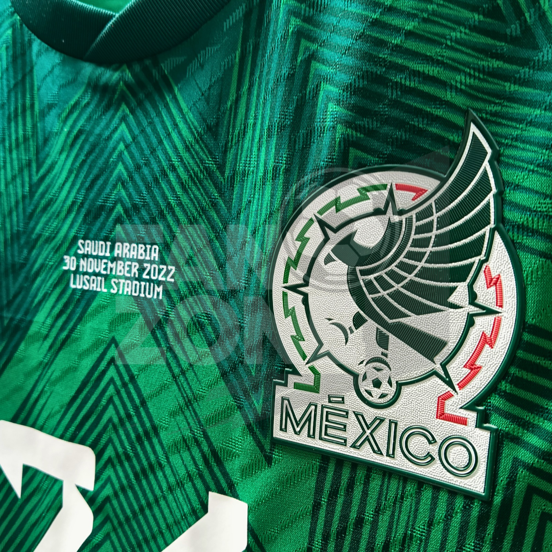 Jersey adidas México QATAR 2022 Local HEAT.RDY | LUIS CHAVEZ #24|Grande Player issue